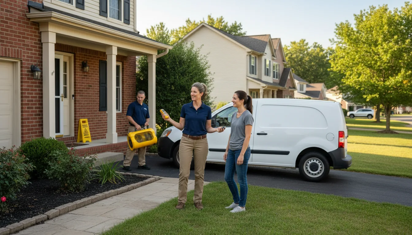 Residential water damage restoration in Winner, SD